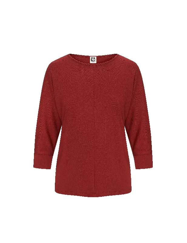 Dolman Seam Pullover- Sale Boxy Neck Sweater