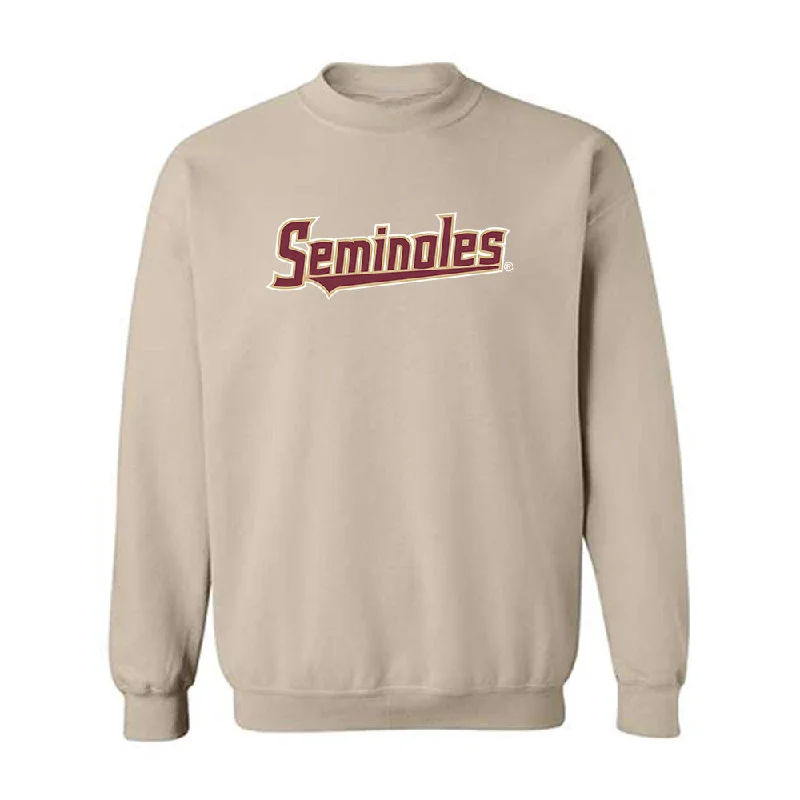 FSU - NCAA Women's Swimming & Diving : Arianna Ottavianelli - Replica Shersey Crewneck Sweatshirt Hoodie with Turtle Neck Cozy Winter