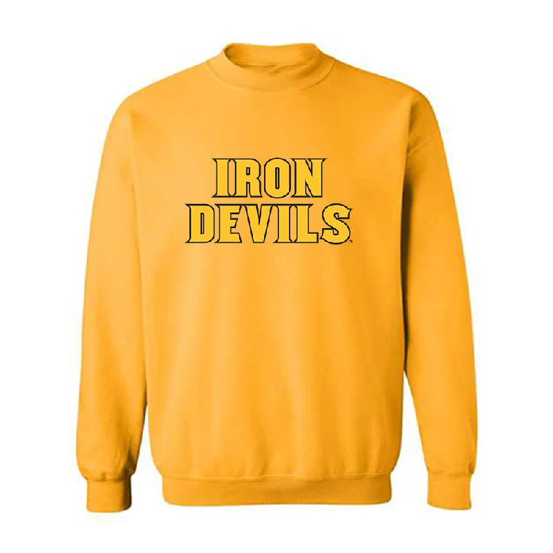 Arizona State - NCAA Women's Swimming & Diving : Ariel Beltran - Replica Shersey Crewneck Sweatshirt Hoodie with Hem Embroidery Detailed Premium