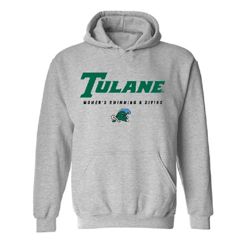 Tulane - NCAA Women's Swimming & Diving : Sydney Mullin - Classic Shersey Hooded Sweatshirt Hoodie with Cuffed Sleeves Snug Secure Tulane - NCAA Women's Swimming & Diving : Sydney Mullin - Classic Shersey Hooded Sweatshirt Hoodie with Cuffed Sleeves Snug Secure
