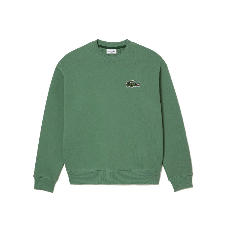 Lacoste SH6405 Unisex Sweatshirt Hoodie with Tied Waist Feminine Flattering