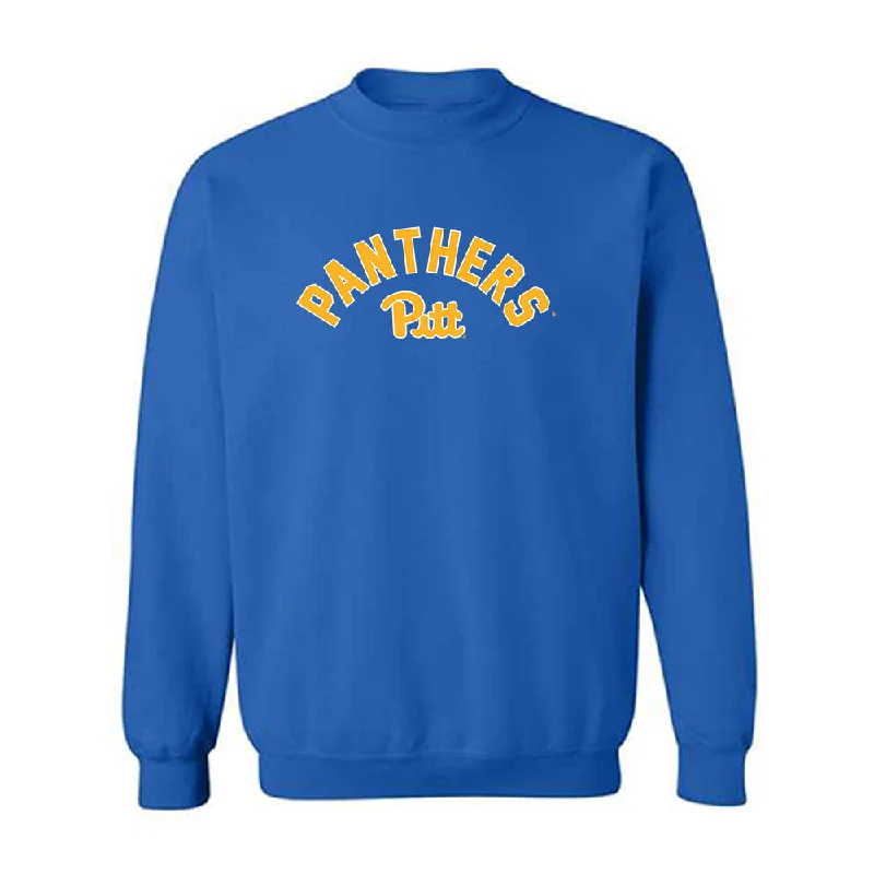 Pittsburgh - NCAA Women's Swimming & Diving : Kimmy Shannon - Generic Shersey Crewneck Sweatshirt Hoodie with Stripes Bold Sporty