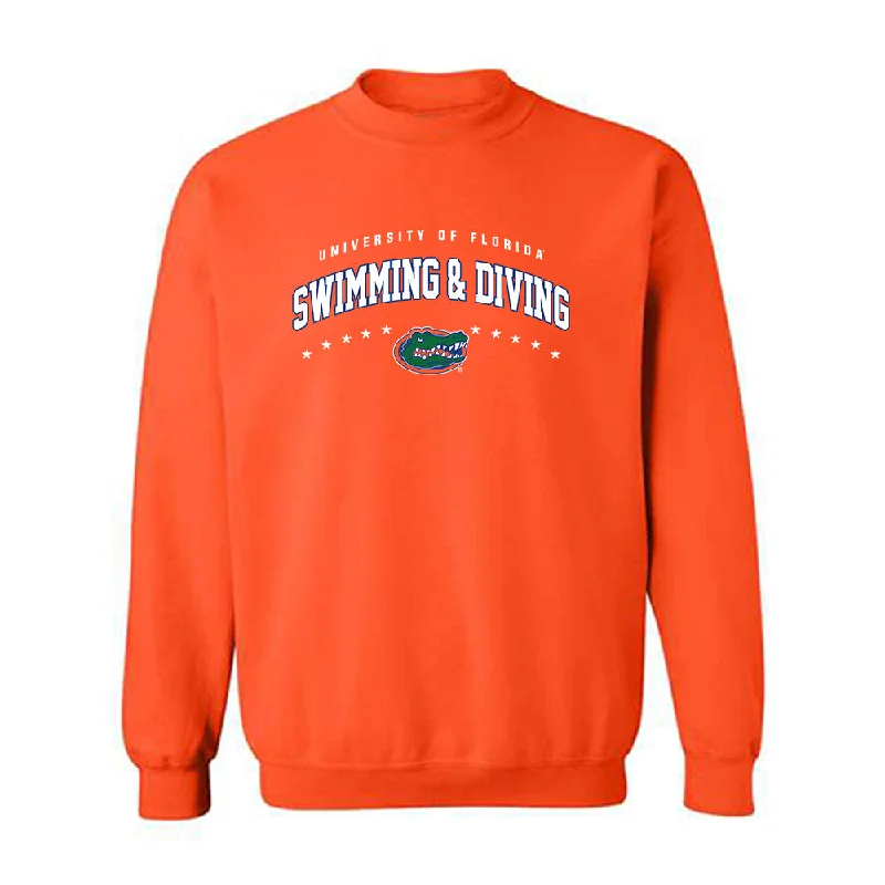 Florida - NCAA Women's Swimming & Diving : Micayla Cronk - Classic Fashion Shersey Crewneck Sweatshirt Hoodie with Hem Lace Feminine Delicate