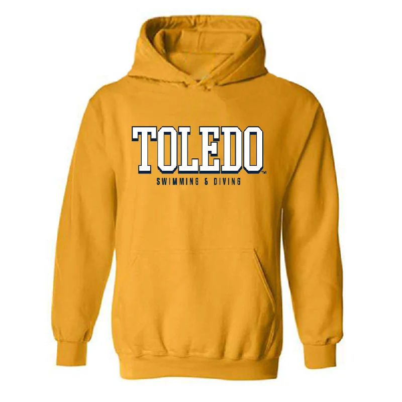 Toledo - NCAA Women's Swimming & Diving : Janne Slegers - Hooded Sweatshirt Hoodie with Illustration Artistic Creative Toledo - NCAA Women's Swimming & Diving : Janne Slegers - Hooded Sweatshirt Hoodie with Illustration Artistic Creative