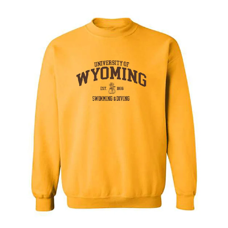 Wyoming - NCAA Women's Swimming & Diving : Gabriella Haigler - Classic Shersey Crewneck Sweatshirt Hoodie with Hem Elastic Stretchable Comfortable Wyoming - NCAA Women's Swimming & Diving : Gabriella Haigler - Classic Shersey Crewneck Sweatshirt Hoodie with Hem Elastic Stretchable Comfortable
