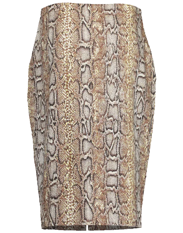 Python Print Pencil Skirt corduroy skirt durable