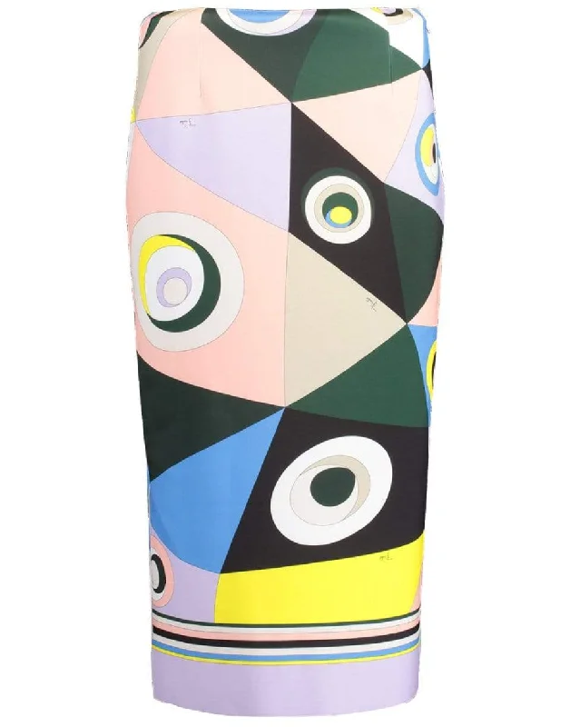 Printed Pencil Skirt mini skirt trendy