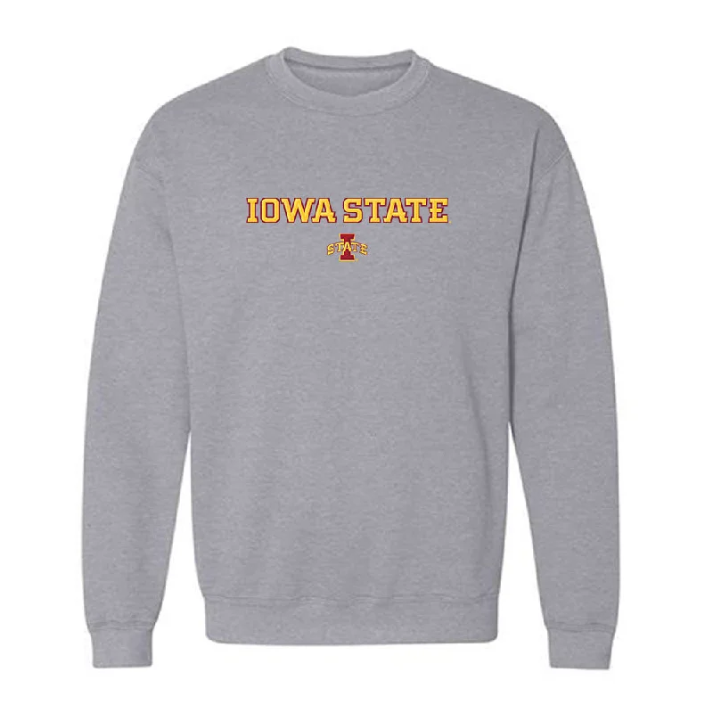 Iowa State - NCAA Women's Track & Field : Kailynn Gubbels - Classic Shersey Crewneck Sweatshirt Hoodie with Frayed Bohemian Relaxed Iowa State - NCAA Women's Track & Field : Kailynn Gubbels - Classic Shersey Crewneck Sweatshirt Hoodie with Frayed Bohemian Relaxed