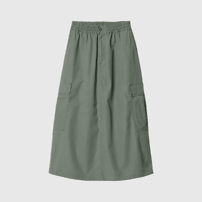 Women's Carhartt WIP Jet Cargo Skirt leather skirt refined