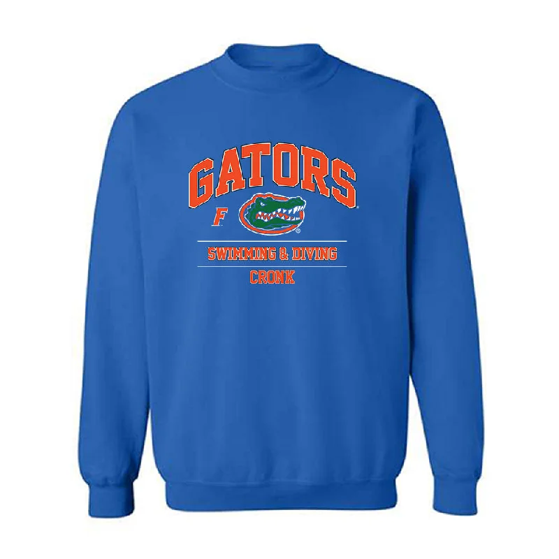 Florida - NCAA Women's Swimming & Diving : Micayla Cronk - Classic Fashion Shersey Crewneck Sweatshirt Hoodie with Drawstring Waist Adjustable Fitted