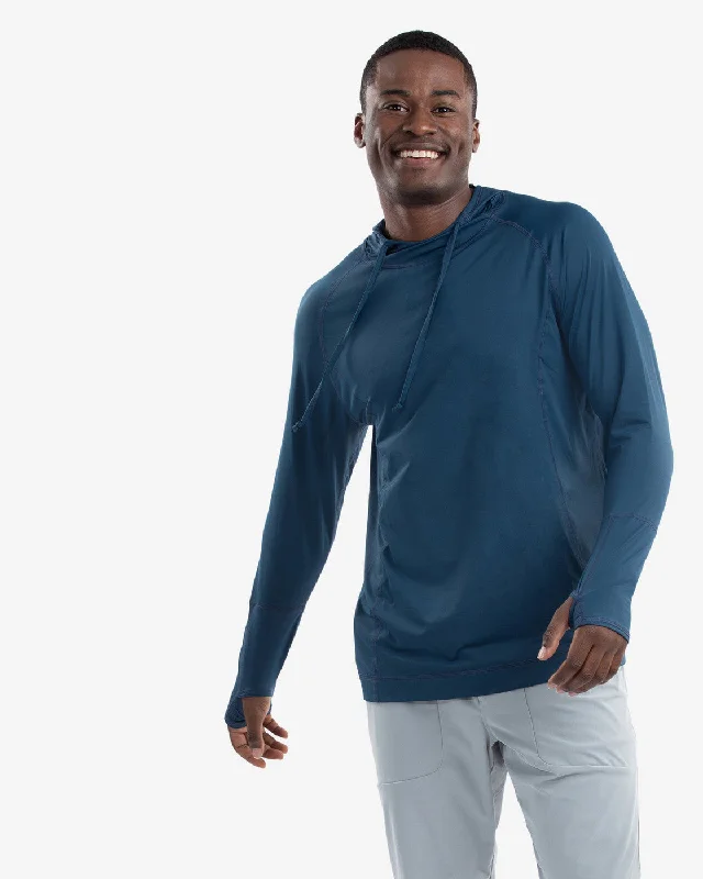 BloqUV: Unisex Hoodie (12007) - Midnight Blue Hoodie with Full-Zip Functional Layering BloqUV: Unisex Hoodie (12007) - Midnight Blue Hoodie with Full-Zip Functional Layering