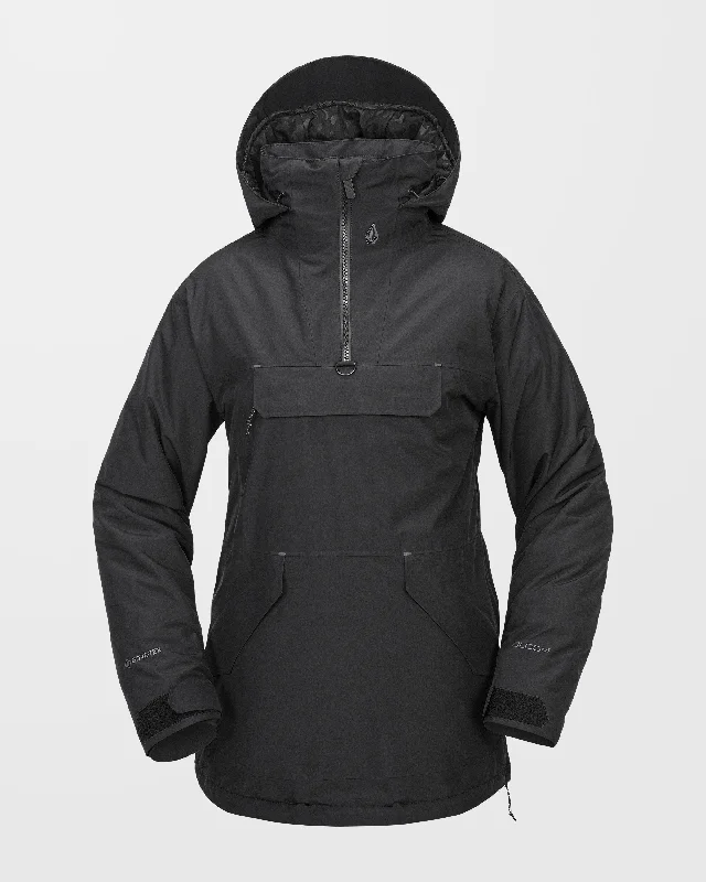 Fern Insulated Gore-Tex Jacket - Black V-Neck Jacket Boat Neck Jacket Square Neck Jacket