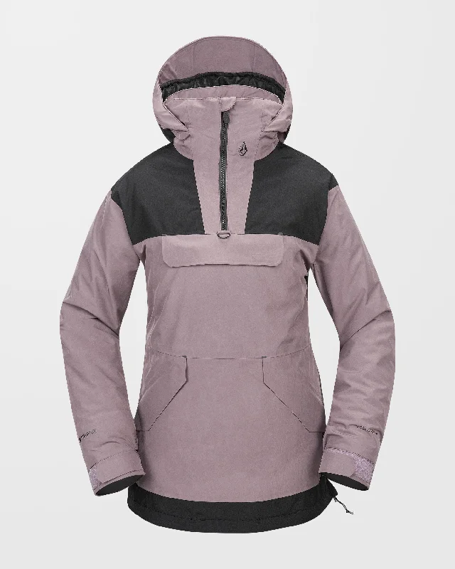 Fern Insulated Gore-Tex Jacket - Dusty Lavender Satin Fabric Silk Fabric Chiffon Fabric