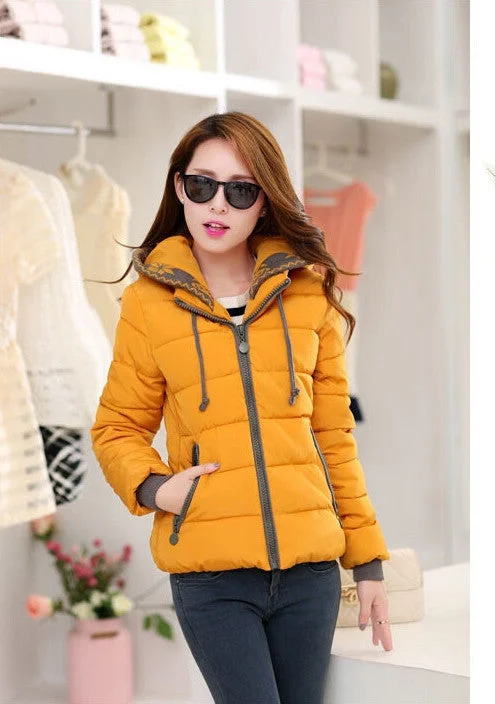 Fashion Women Winter Down jacket Big yards Thickening Super Warm Coats Hooded Jacket Splicing Slim Women Coat G1558 Print Jacket Jacquard Jacket Embroidered Jacket Fashion Women Winter Down jacket Big yards Thickening Super Warm Coats Hooded Jacket Splicing Slim Women Coat G1558 Print Jacket Jacquard Jacket Embroidered Jacket