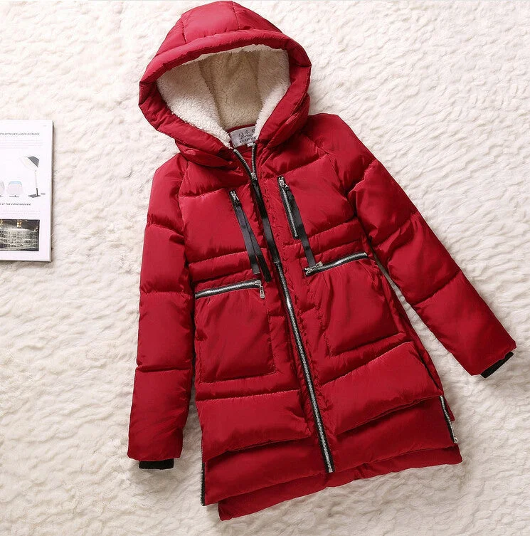 Women parka thick wadded jacket female winter jacket women outerwear slim jackets medium-long down cotton parkas red coats Striped Jacket Polka Dot Jacket Floral Jacket Women parka thick wadded jacket female winter jacket women outerwear slim jackets medium-long down cotton parkas red coats Striped Jacket Polka Dot Jacket Floral Jacket