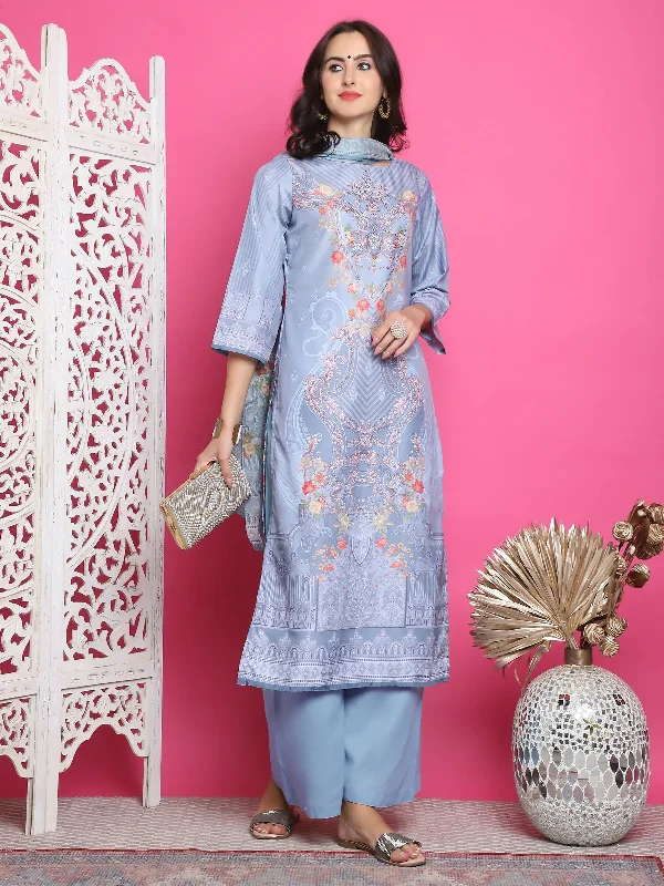 Jyoti Fashion Women's Grey Satin Traditional Digital Print with Crystal work Kurta with Trouser & Dupatta Trousers Bridal Satin Jyoti Fashion Women's Grey Satin Traditional Digital Print with Crystal work Kurta with Trouser & Dupatta Trousers Bridal Satin