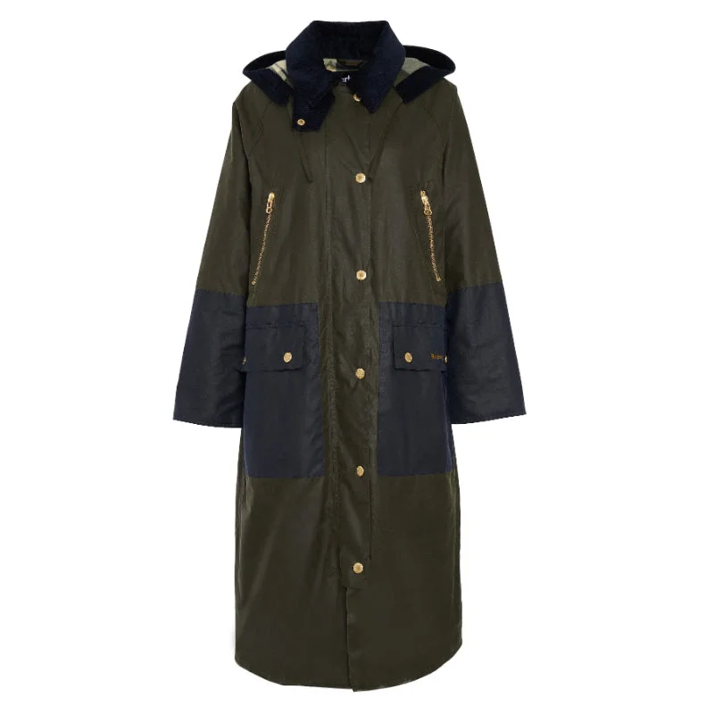 Barbour Carolyn Ladies Wax Jacket - Archive Olive/Ancient Tartan Nylon Jacket Polyester Jacket Spandex Jacket Barbour Carolyn Ladies Wax Jacket - Archive Olive/Ancient Tartan Nylon Jacket Polyester Jacket Spandex Jacket
