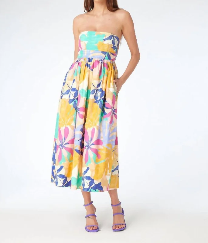 Mira Dress In Hawaiian Punch
