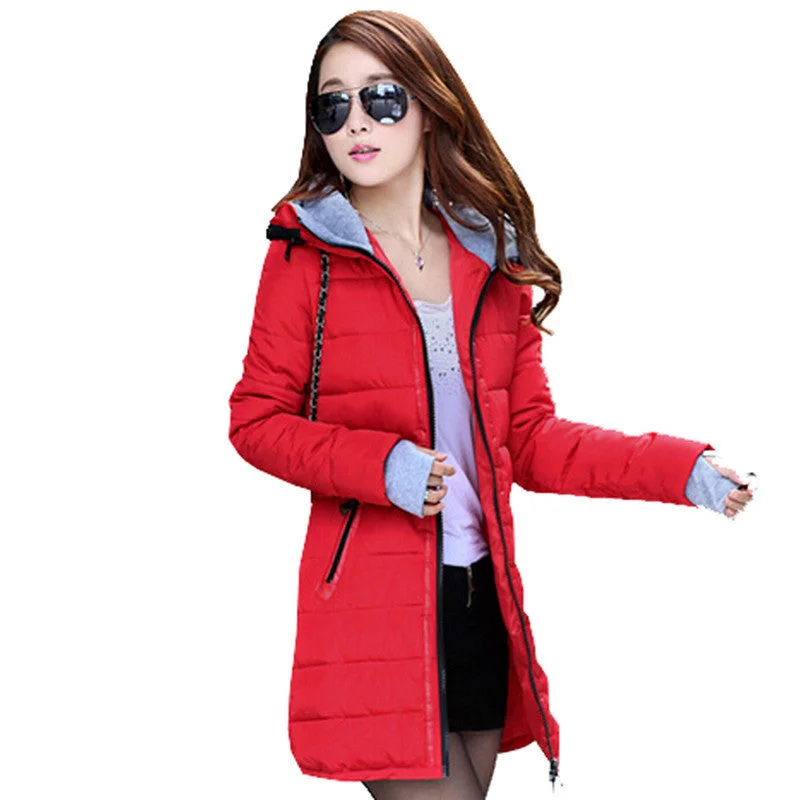 FIONTO Winter Coat Women Winter Jacket For Women Hooded Long Section Cotton Coat Slim Waist Thick Parkas Outwear A0006 Cotton Jacket Linen Jacket Terry Jacket FIONTO Winter Coat Women Winter Jacket For Women Hooded Long Section Cotton Coat Slim Waist Thick Parkas Outwear A0006 Cotton Jacket Linen Jacket Terry Jacket