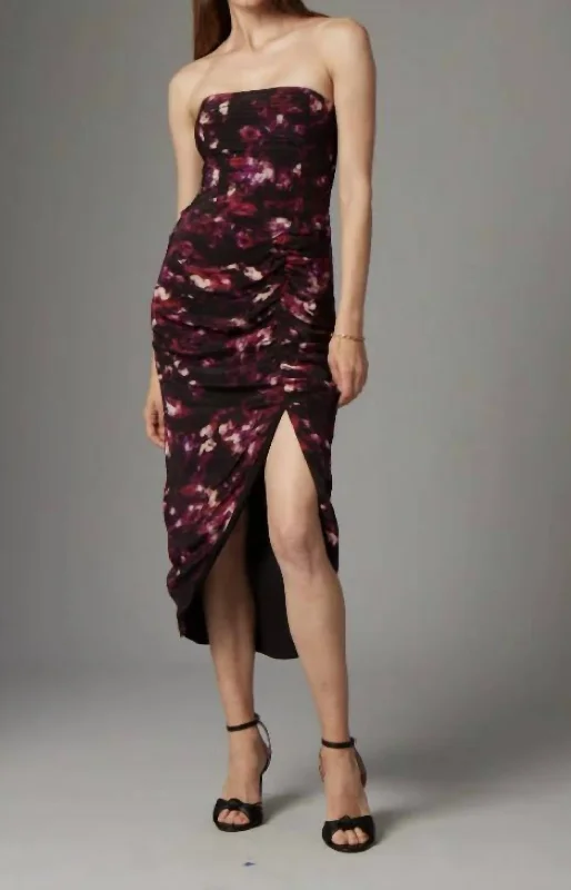 Vera Dress In Moody Floral