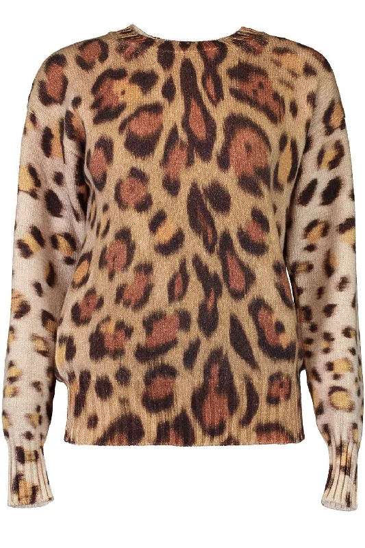 Long Sleeve Jaguar Printed Pullover Wrist Length Sleeve