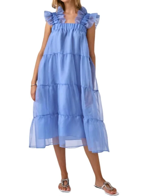 Catalina Dress In Cerulean