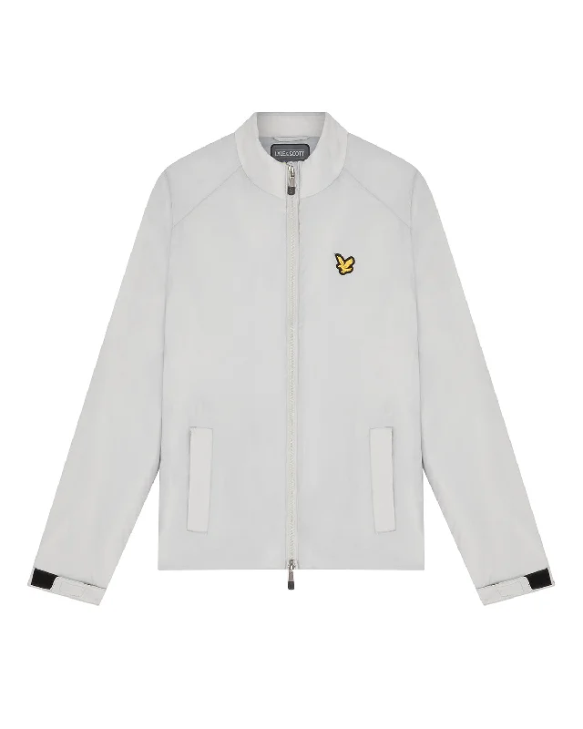 Lyle & Scott Womens Kate Jacket Pebble - SS23 Zip Front Button Front Snap Front