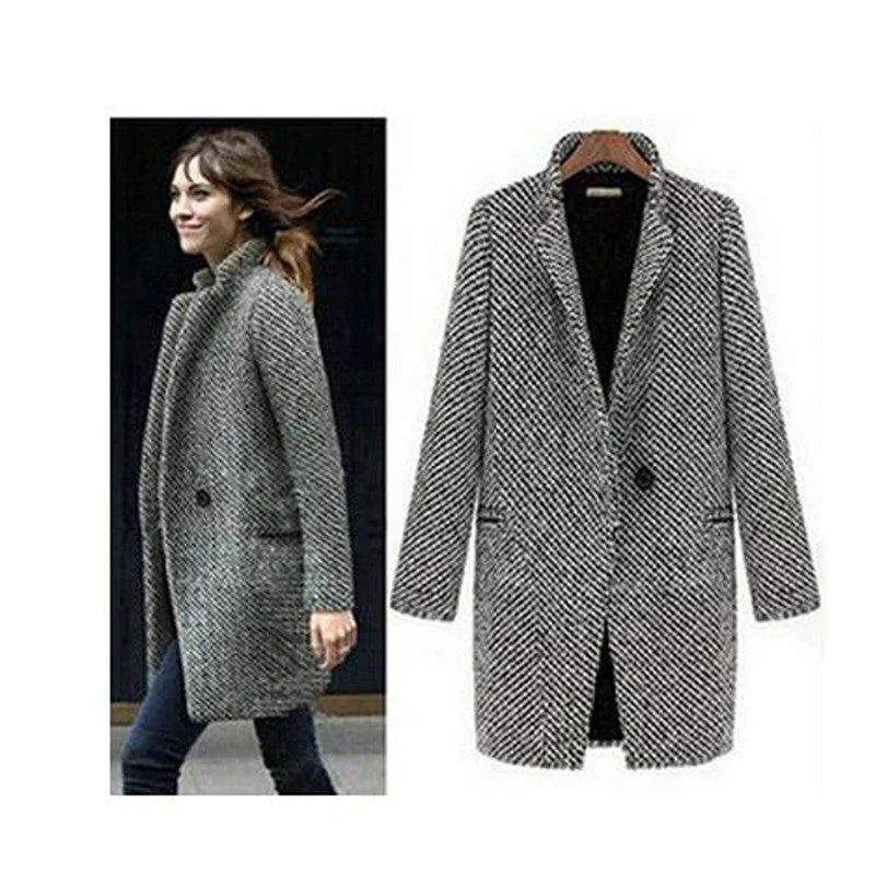 elegant women winter wool coats plus size grey warm cotton trench laides velvet thick jacket long overcoat V-Neck Jacket Boat Neck Jacket Square Neck Jacket elegant women winter wool coats plus size grey warm cotton trench laides velvet thick jacket long overcoat V-Neck Jacket Boat Neck Jacket Square Neck Jacket