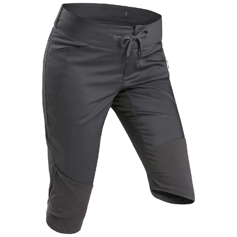 Women's Cropped Hiking Trousers - NH500 Trousers Leather Faux