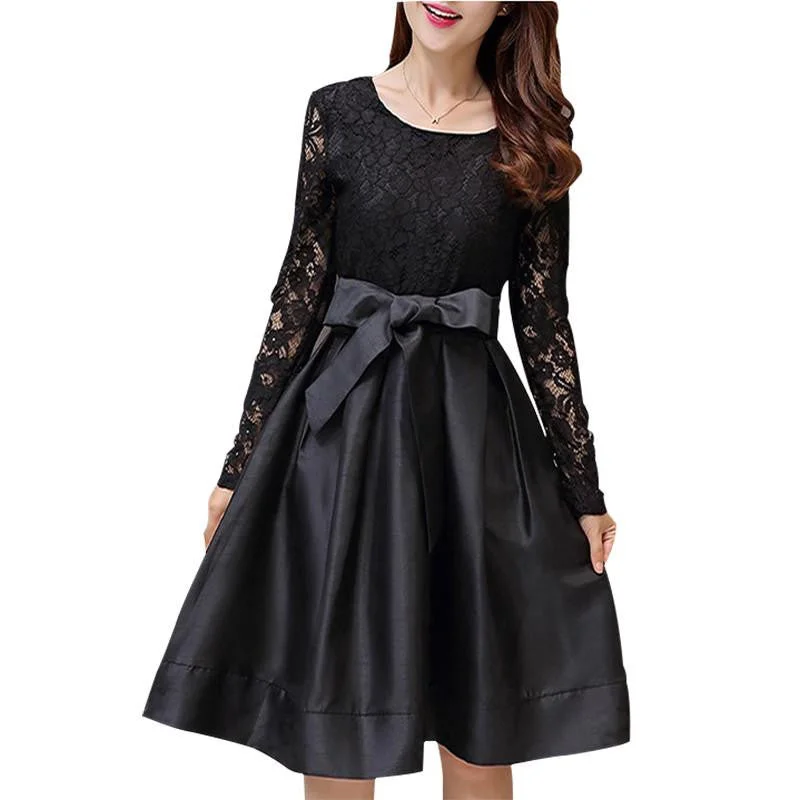Women Dress Autumn Winter Long Sleeve Evening Dresses Party Club Lace Dresses Casual Bodycon Women Clothing Women Dress Autumn Winter Long Sleeve Evening Dresses Party Club Lace Dresses Casual Bodycon Women Clothing