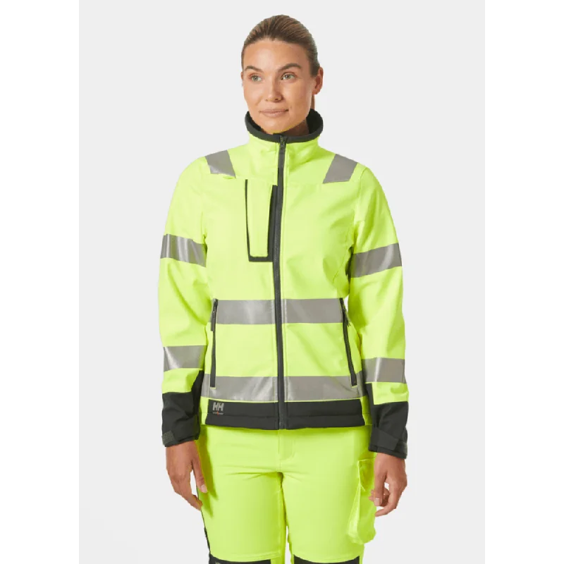 Helly Hansen 74098 Women's Luna Hi Vis Softshell Jacket Anorak Shell Jacket Lightweight Jacket Helly Hansen 74098 Women's Luna Hi Vis Softshell Jacket Anorak Shell Jacket Lightweight Jacket
