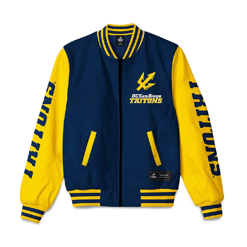 UCSD - NCAA Women's Rowing : Holly Handler - Bomber Jacket Knit Jacket Woven Jacket Fleece Jacket UCSD - NCAA Women's Rowing : Holly Handler - Bomber Jacket Knit Jacket Woven Jacket Fleece Jacket