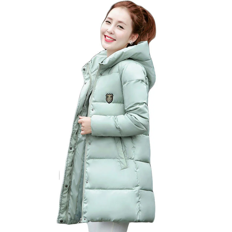 Winter Women Coat Elegant Pure color Thick Warm Hooded Down Cotton Jacket High Large size Women Coat Satin Jacket Silk Jacket Chiffon Jacket Winter Women Coat Elegant Pure color Thick Warm Hooded Down Cotton Jacket High Large size Women Coat Satin Jacket Silk Jacket Chiffon Jacket