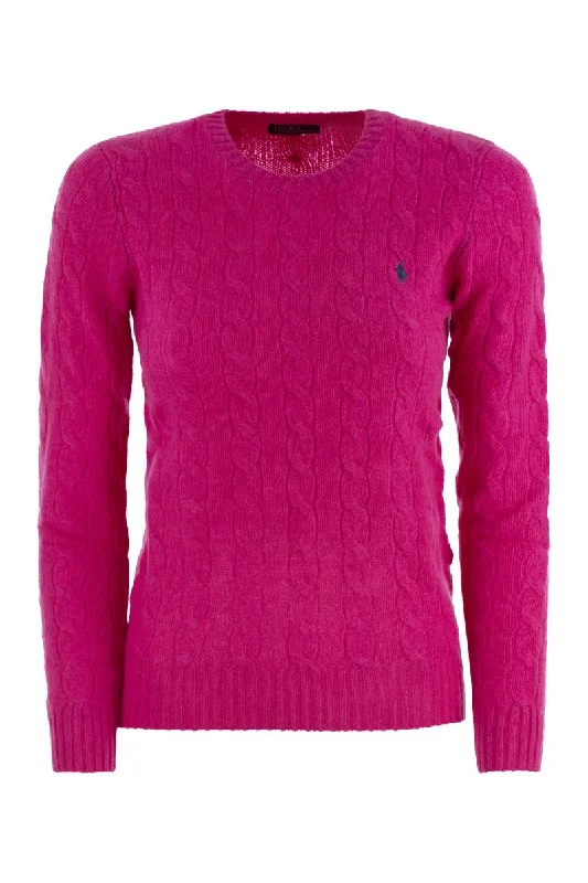 Wool and cashmere cable-knit sweater Modern Contemporary Chic