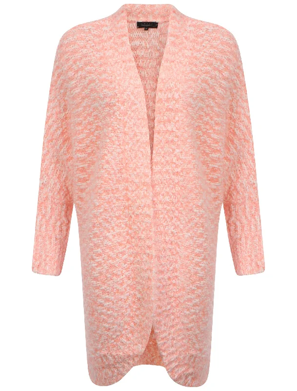 Amara Reya Popsun pink cardigan Embroidered Appliqued Beaded