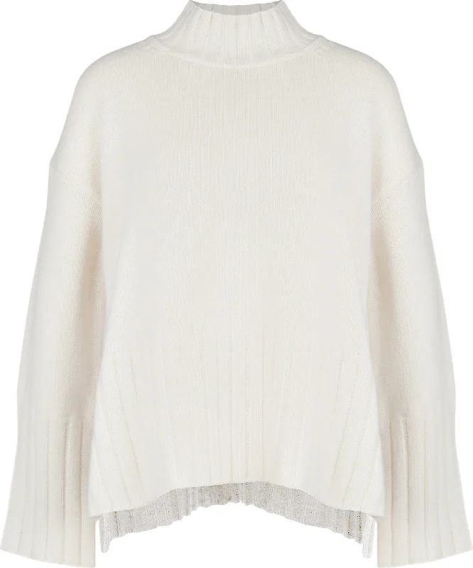 Winona Knit Funnel Neck Jumper - Women's|-|Chandail à col cheminée en tricot Winona - Femme Open Front Closed Front Wrap Front Winona Knit Funnel Neck Jumper - Women's|-|Chandail à col cheminée en tricot Winona - Femme Open Front Closed Front Wrap Front