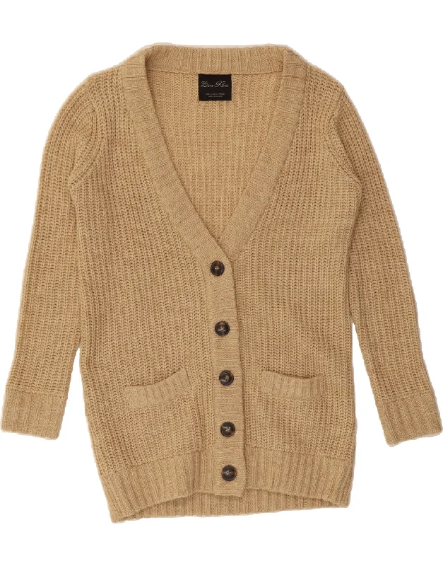 ZARA Womens Cardigan Sweater UK 16 Large Beige Mesh Fabric Canvas Fabric Denim Fabric ZARA Womens Cardigan Sweater UK 16 Large Beige Mesh Fabric Canvas Fabric Denim Fabric