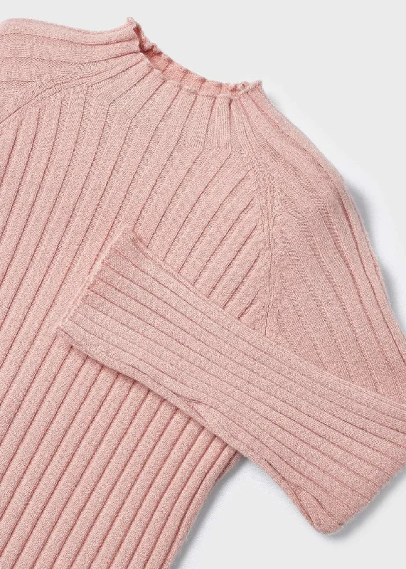 Turtle Neck Long Sleeve Sweater - Pink Machine Wash Dry Clean Hand Wash