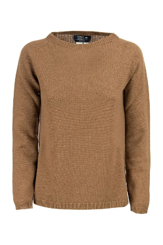 GIOSE - Pure Cashmere Sweater Mesh Sweater Canvas Denim