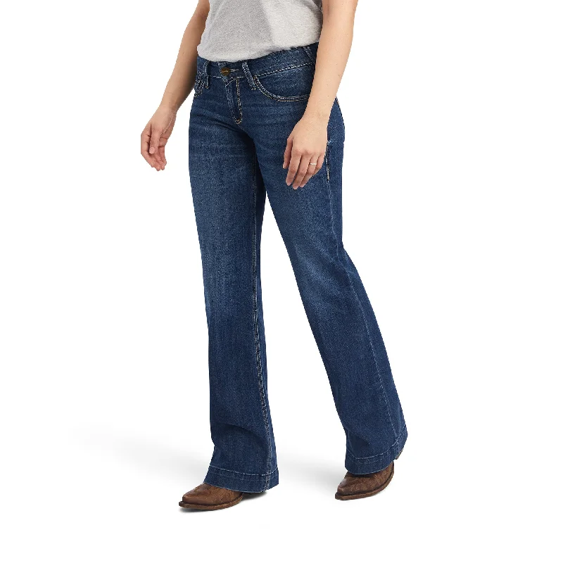 Trouser Mid Rise Amaryllis Wide Leg Trousers Ceremony Elegant