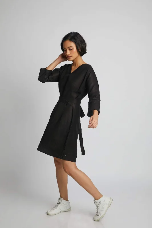 Dazzle Tie Up Dress
