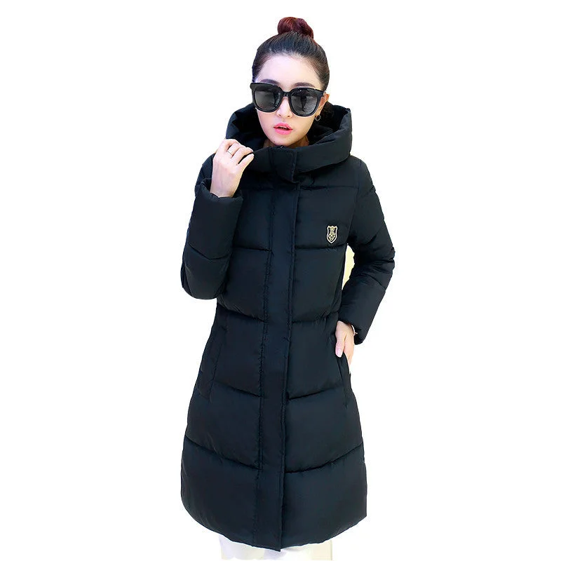 Winter Women Long Warm Cultivate One's Morality Upset Down Jacket Have Big Yards Fashion Coat Female Padded Parka Cotton Fabric Linen Fabric Terry Fabric Winter Women Long Warm Cultivate One's Morality Upset Down Jacket Have Big Yards Fashion Coat Female Padded Parka Cotton Fabric Linen Fabric Terry Fabric