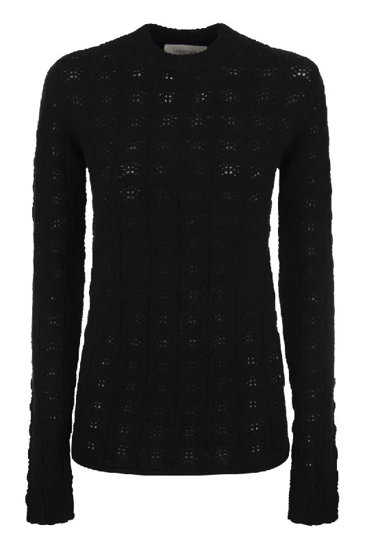 ANGIO - Cashmere-blend sweater Modern Contemporary Chic