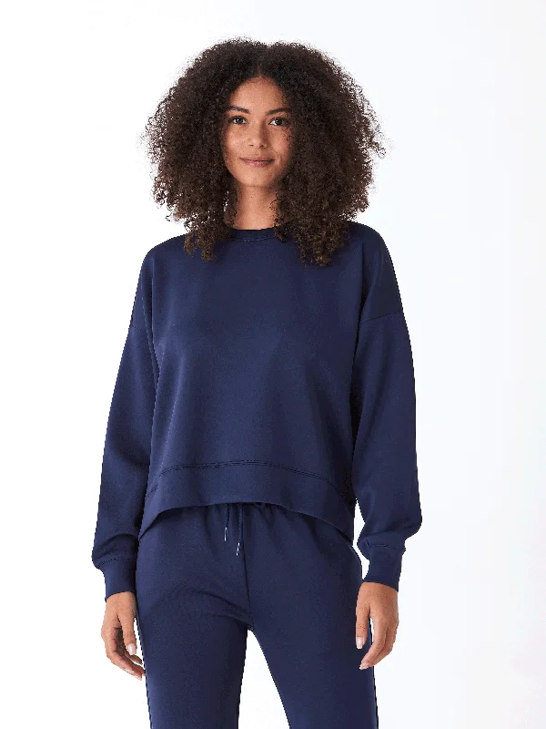 Naia Sueded Modal Pullover Cable Knit Chunky