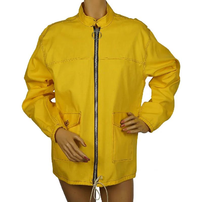 Vintage 1960s Sailing Windbreaker Jacket Yellow Cotton by Joe Maisel Miami Beach Mesh Jacket Canvas Jacket Denim Jacket