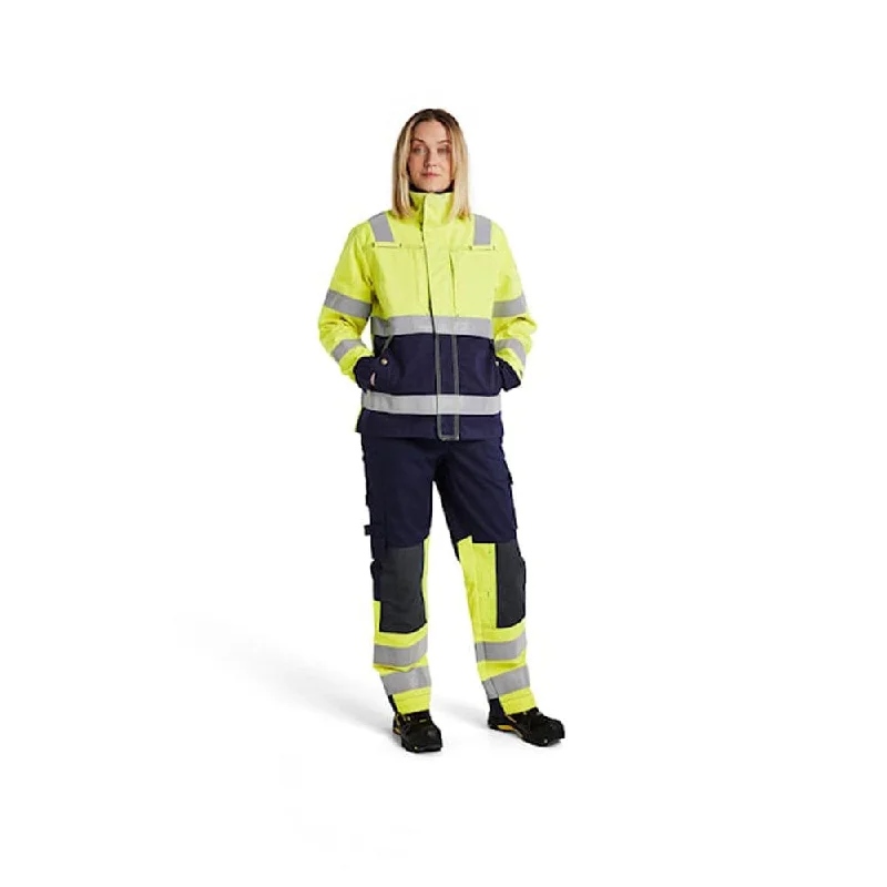 Blaklader 4091 Women's Hi-Vis Flame Resistant Multinorm Jacket Bomber Jacket Anorak Windbreaker Blaklader 4091 Women's Hi-Vis Flame Resistant Multinorm Jacket Bomber Jacket Anorak Windbreaker