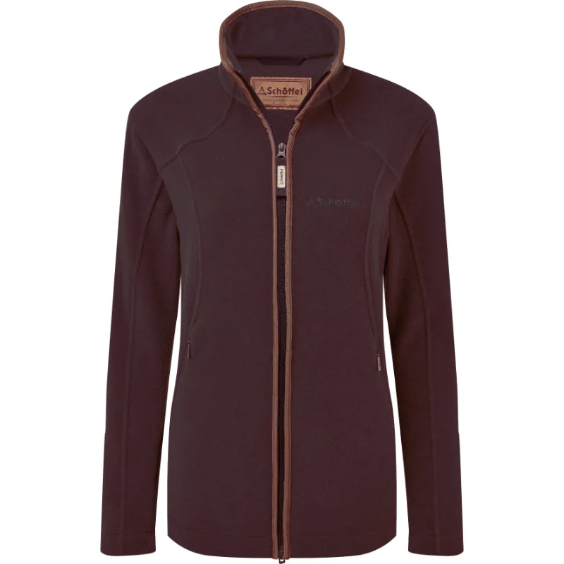 Schoffel Burley Ladies Fleece Jacket - Port Stand-Up Collar Roll-Neck Collar Turtle Neck Schoffel Burley Ladies Fleece Jacket - Port Stand-Up Collar Roll-Neck Collar Turtle Neck