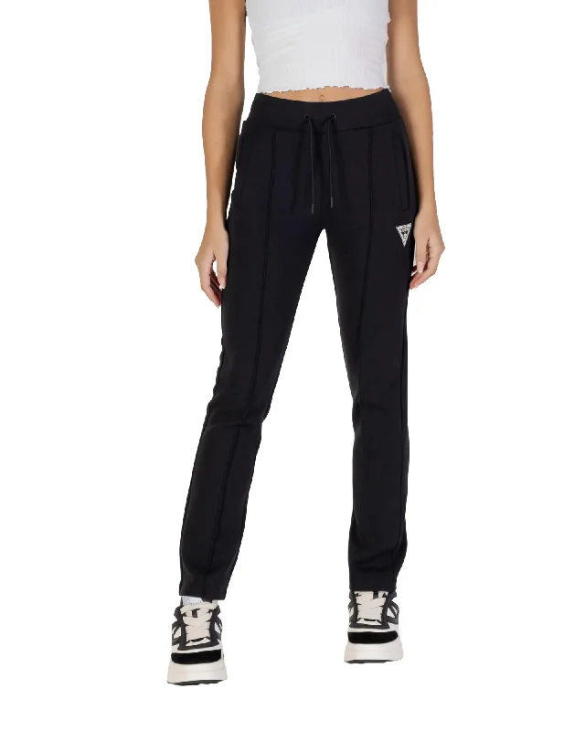 Guess Active Lace-Up Front Pocket Trousers with Cotton Blend Trousers Harem Relaxed Fit Guess Active Lace-Up Front Pocket Trousers with Cotton Blend Trousers Harem Relaxed Fit