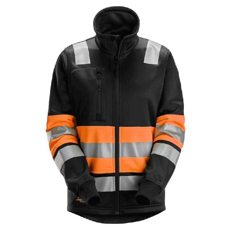 Snickers 8077 Hi-Vis Cl 1 Women Full Zip Jacket Trench Coat Raincoat Waterproof Jacket Snickers 8077 Hi-Vis Cl 1 Women Full Zip Jacket Trench Coat Raincoat Waterproof Jacket