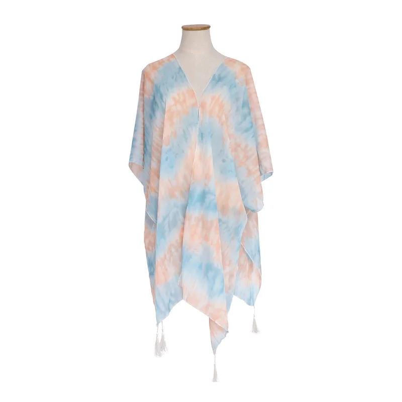 Women Loose Shawl Kimono Cardigan Boho Tops Jacket Blouse Blue Orange Tiered Jacket Buttoned Jacket Zippered Jacket Women Loose Shawl Kimono Cardigan Boho Tops Jacket Blouse Blue Orange Tiered Jacket Buttoned Jacket Zippered Jacket